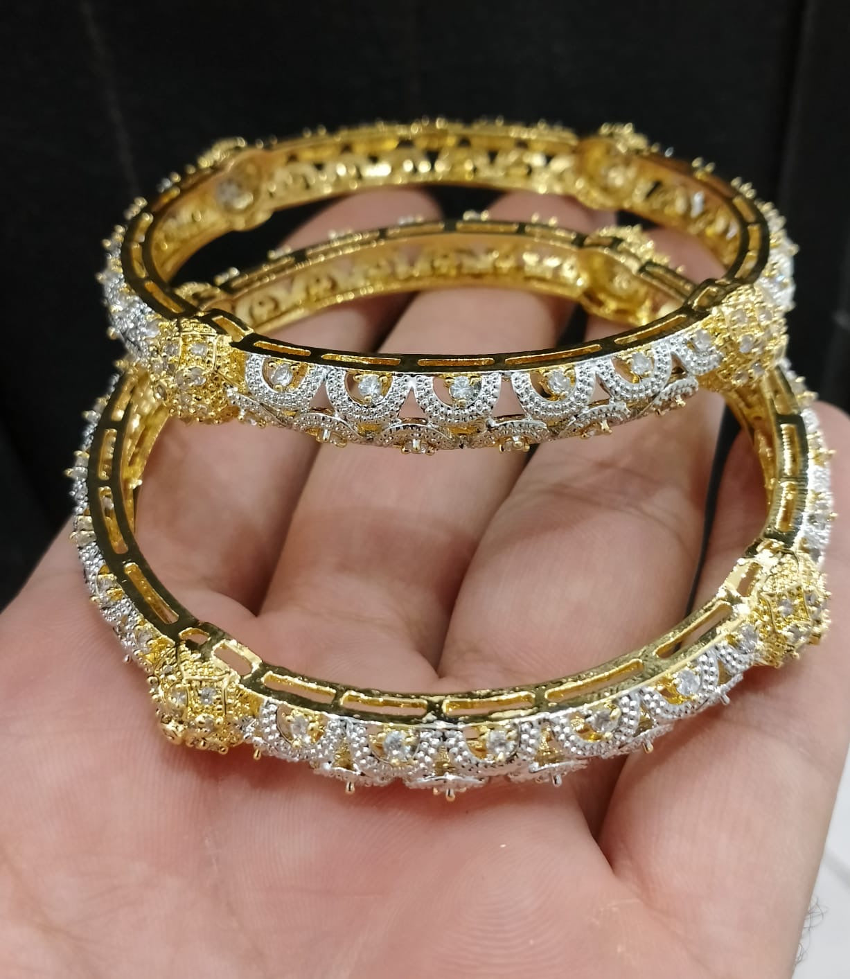 American diamond bangles