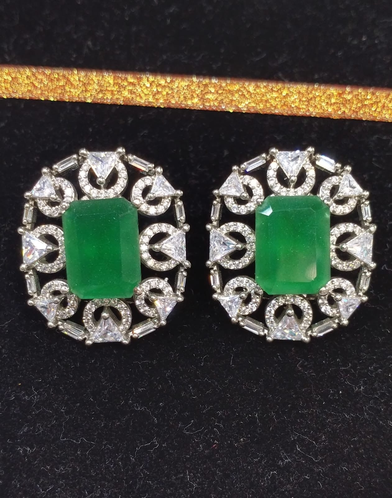 *Victorian Style Zircon Studs*