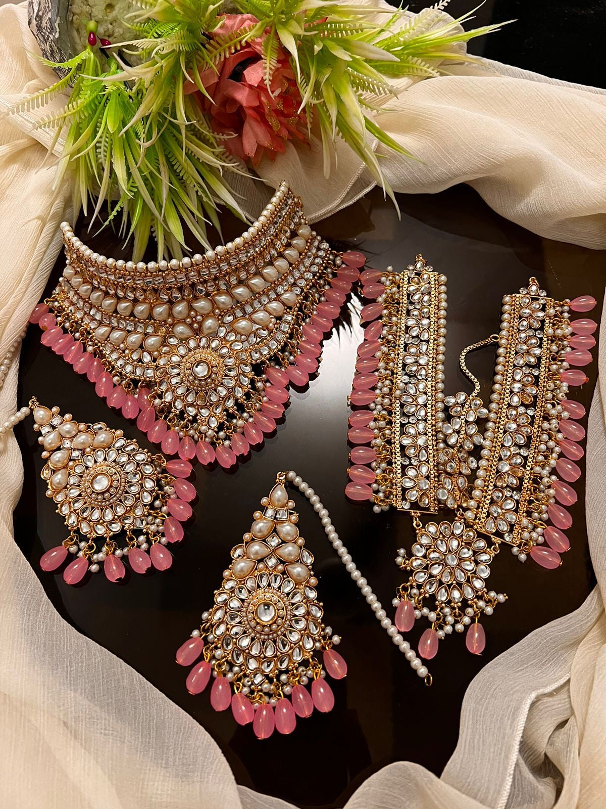 *Bridal Sets with Mala and Tikka/Bindiya*