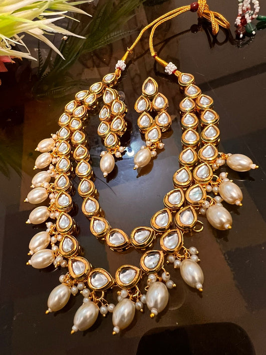 *Sheesh kundan Double Meenakari Mala Sets*