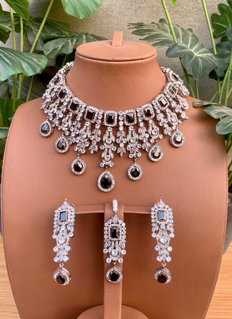 Zircon bridal Necklace sets