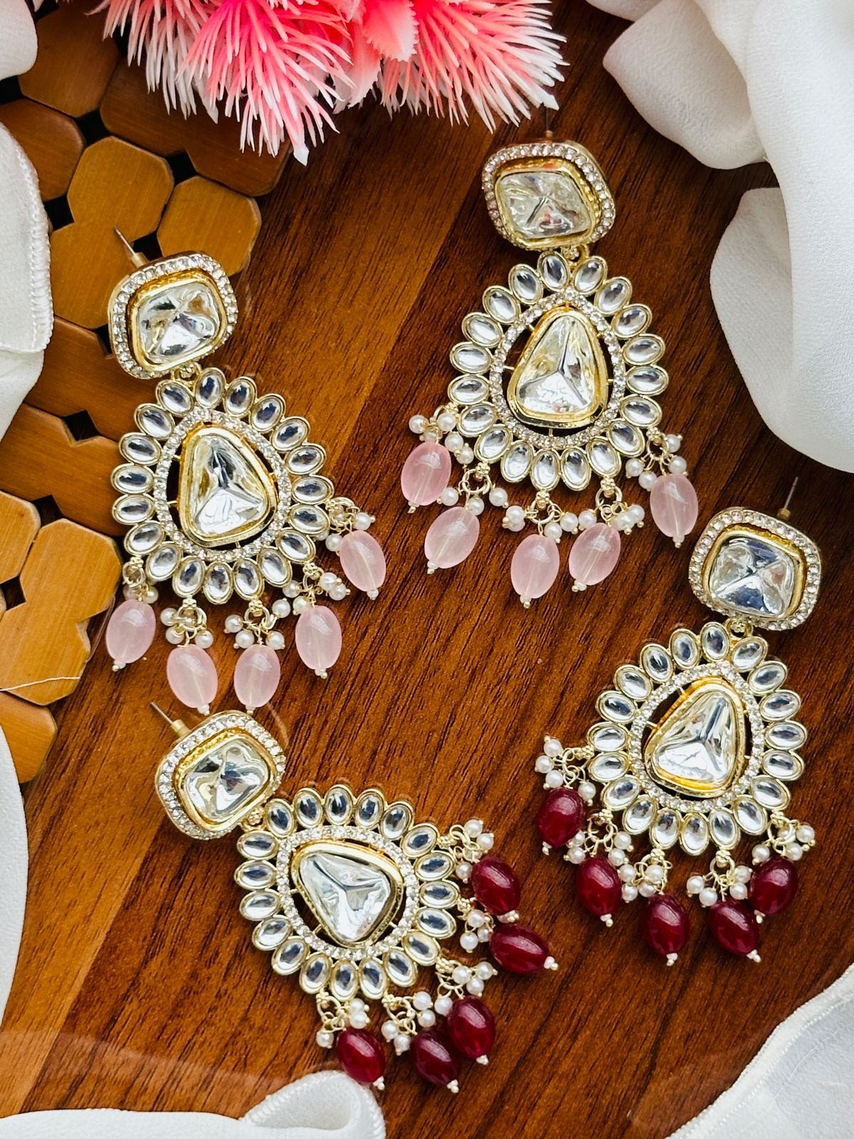 Dabbi kundan earrings