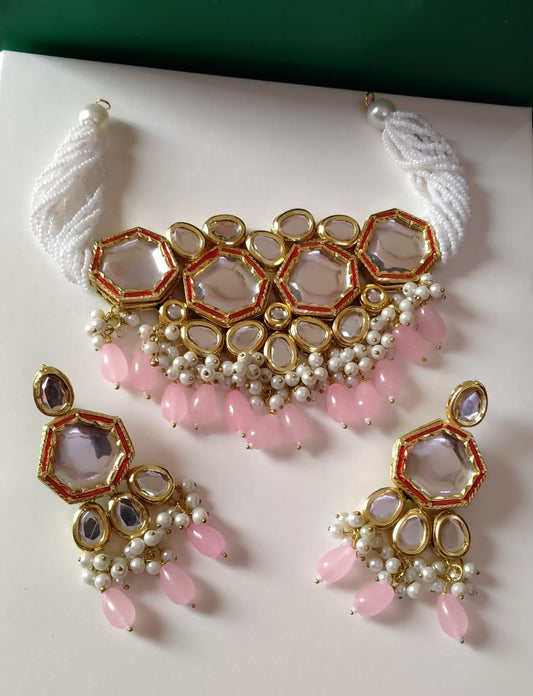 *Kundan Choker Sets with Back Meenakari*