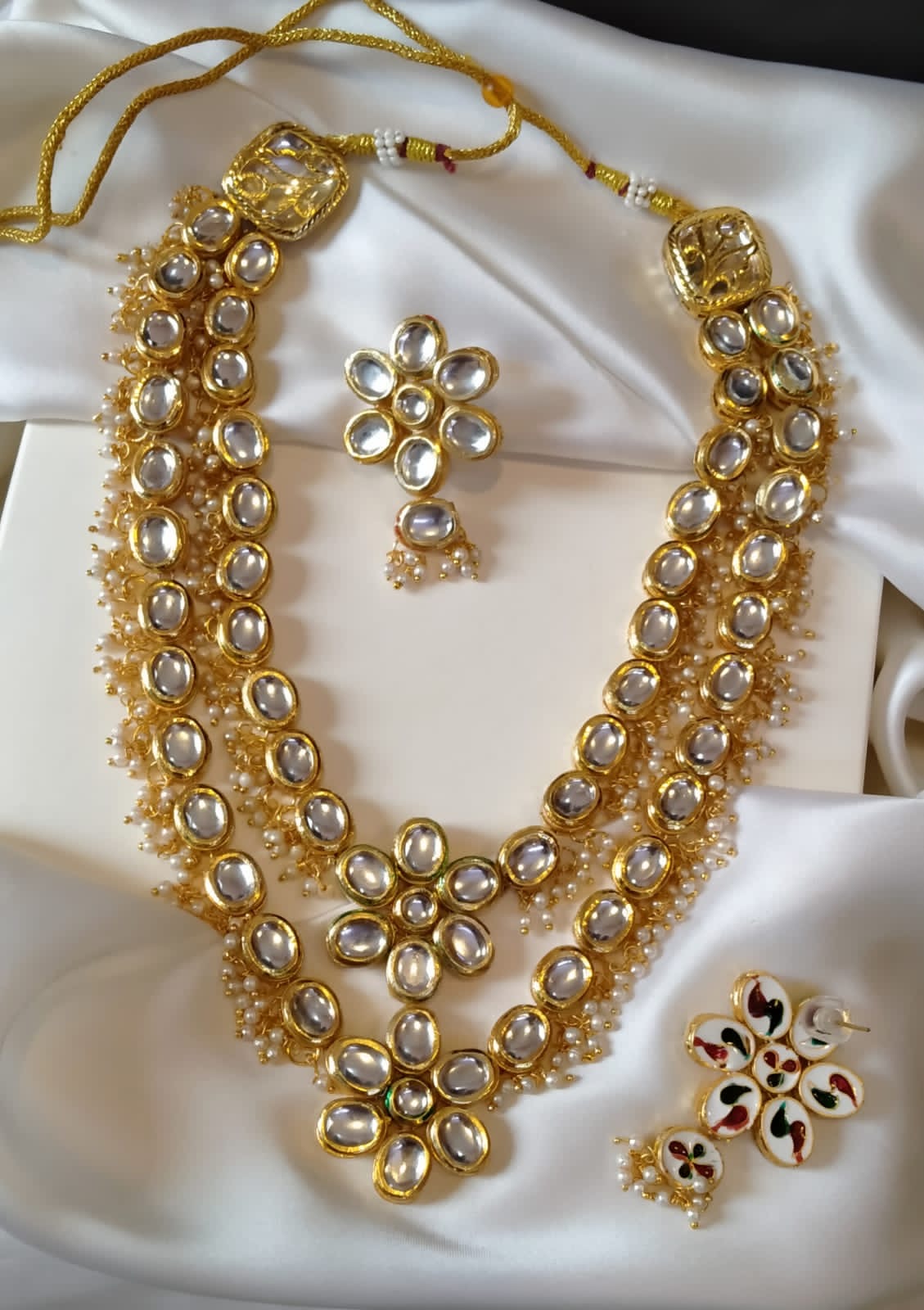 *Kundan Mala Set with Back Meenakari*