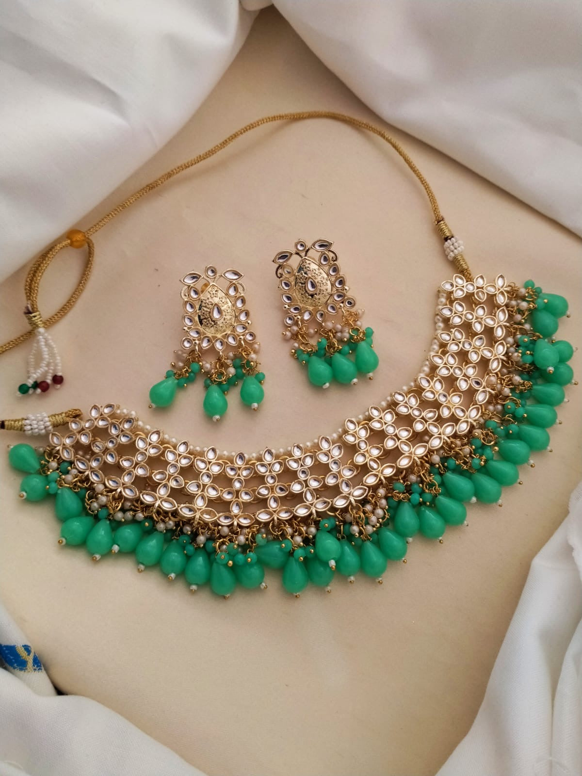 *Sheesh kundan necklace sets*