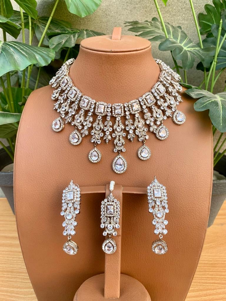 Zircon bridal Necklace sets