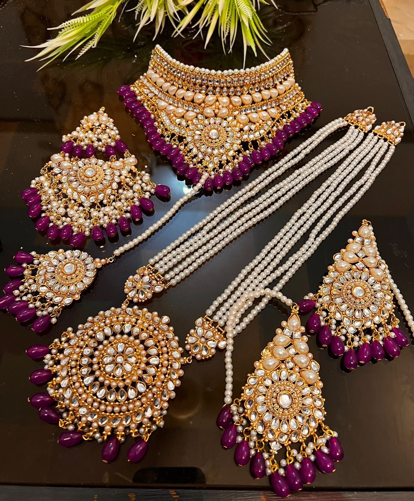 *Bridal Sets with Mala and Tikka/Bindiya*