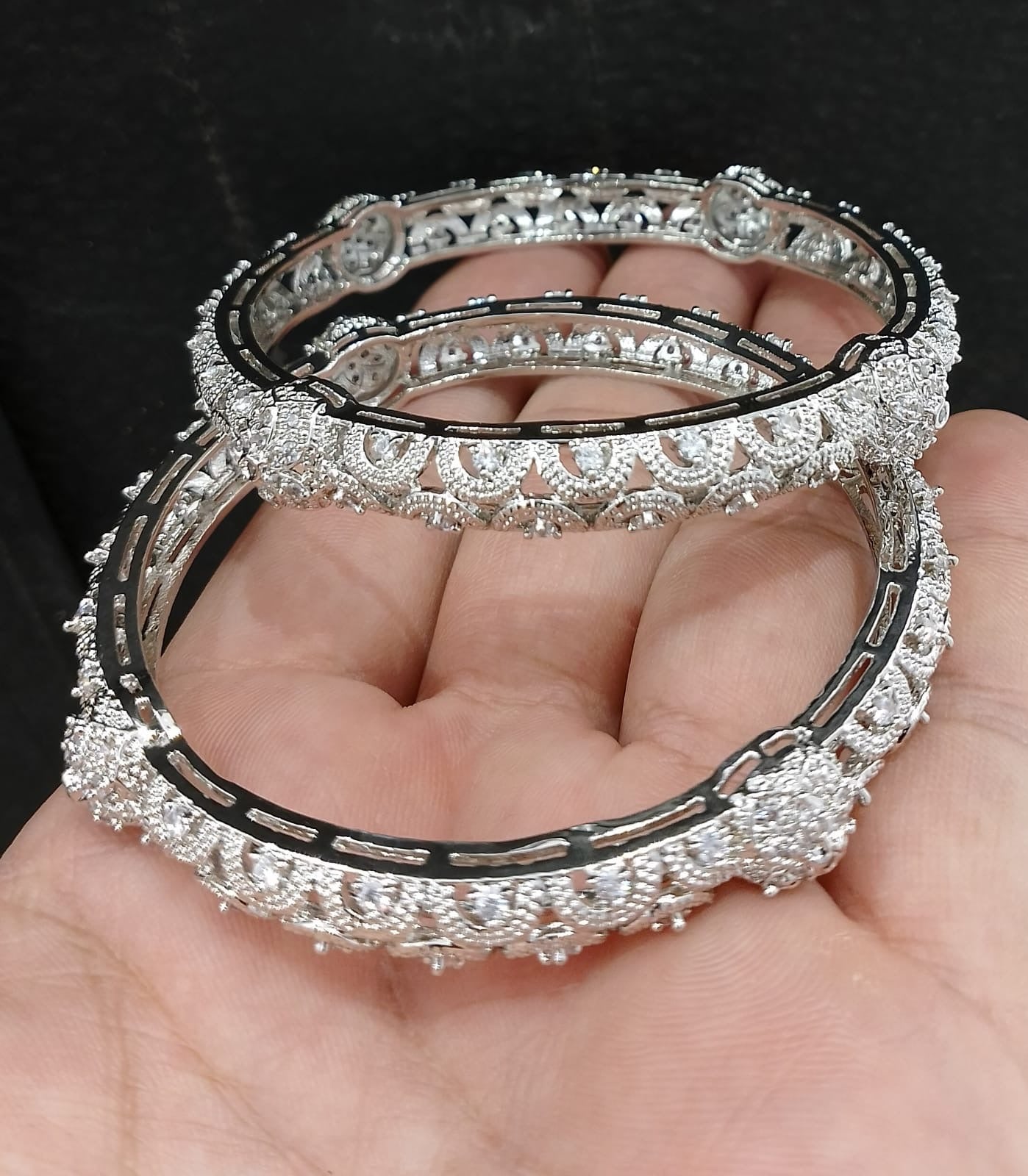 American diamond bangles