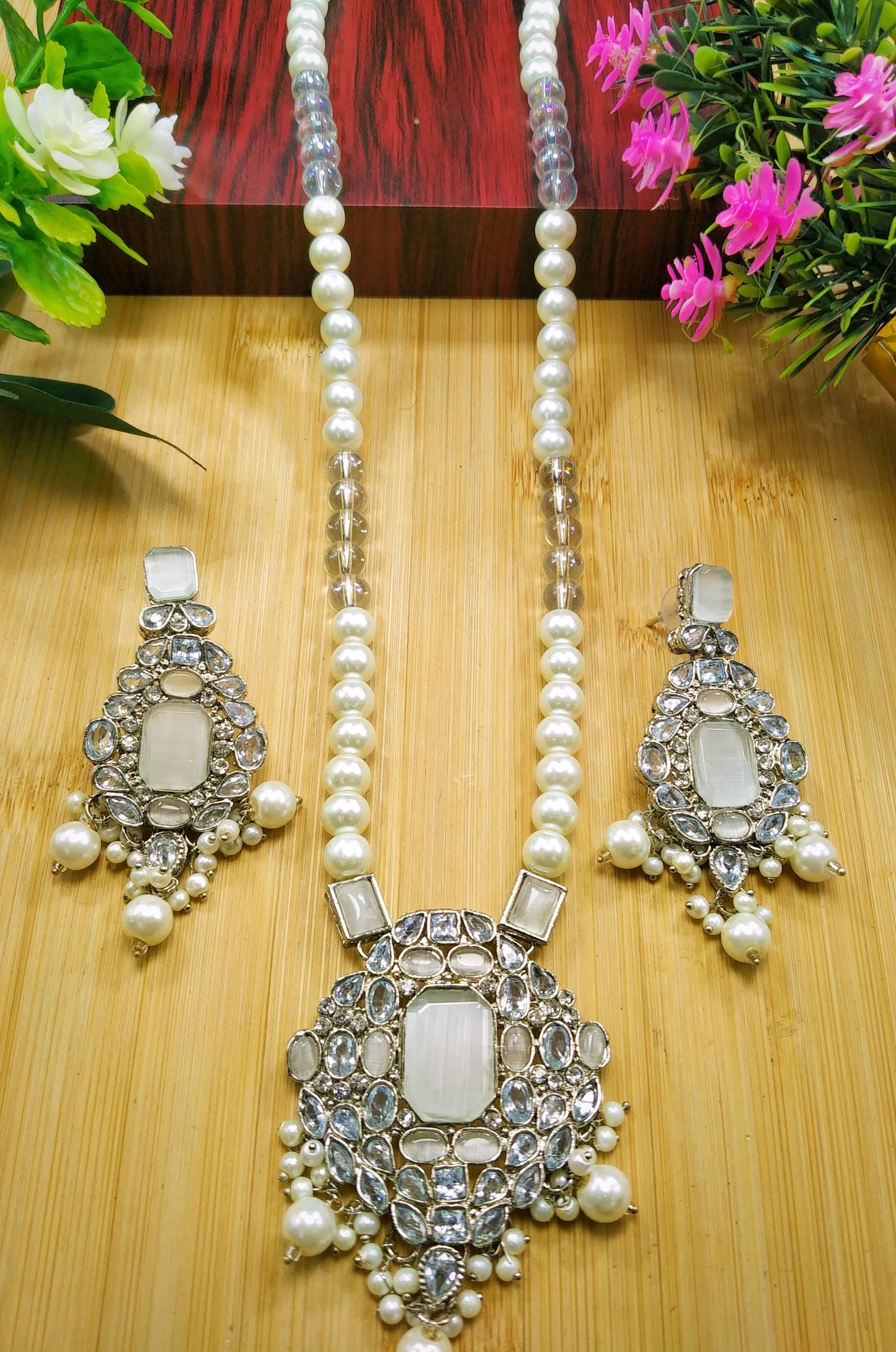 *Long Pendant Mala Set*