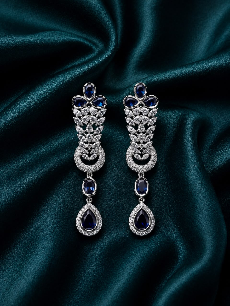 Zircon earrings