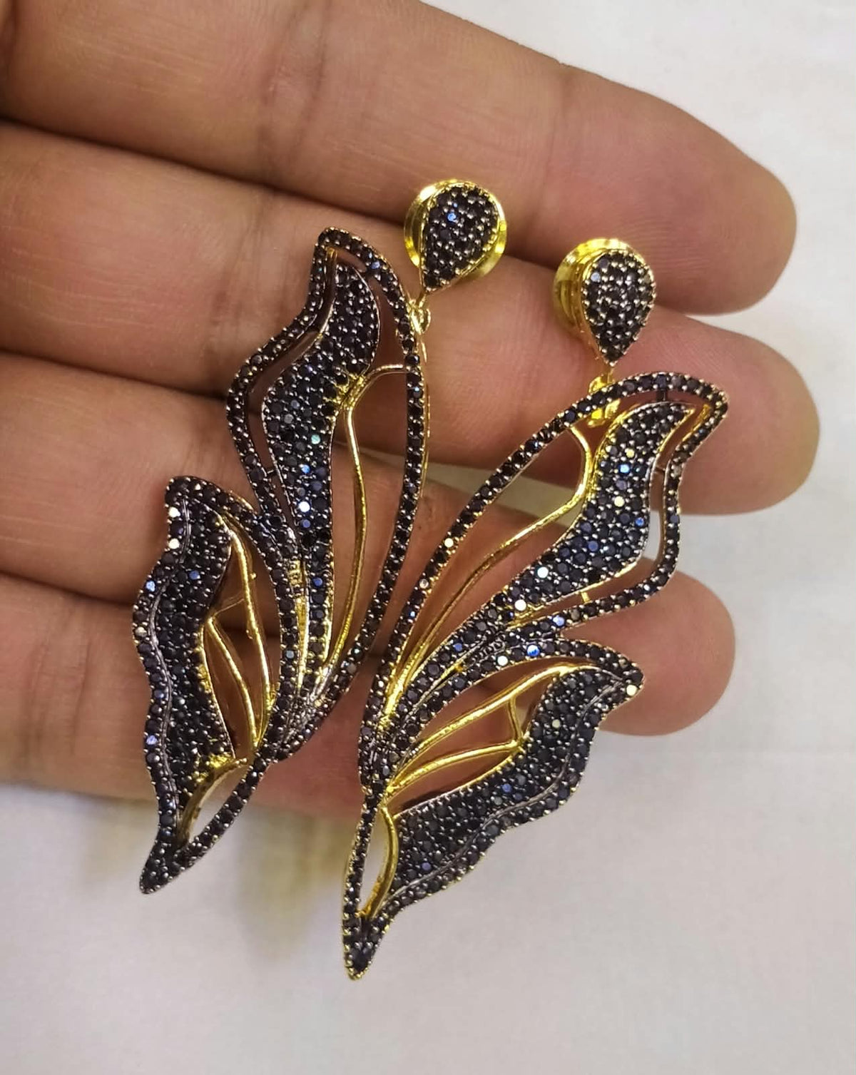 Butterfly earrings nino zircon