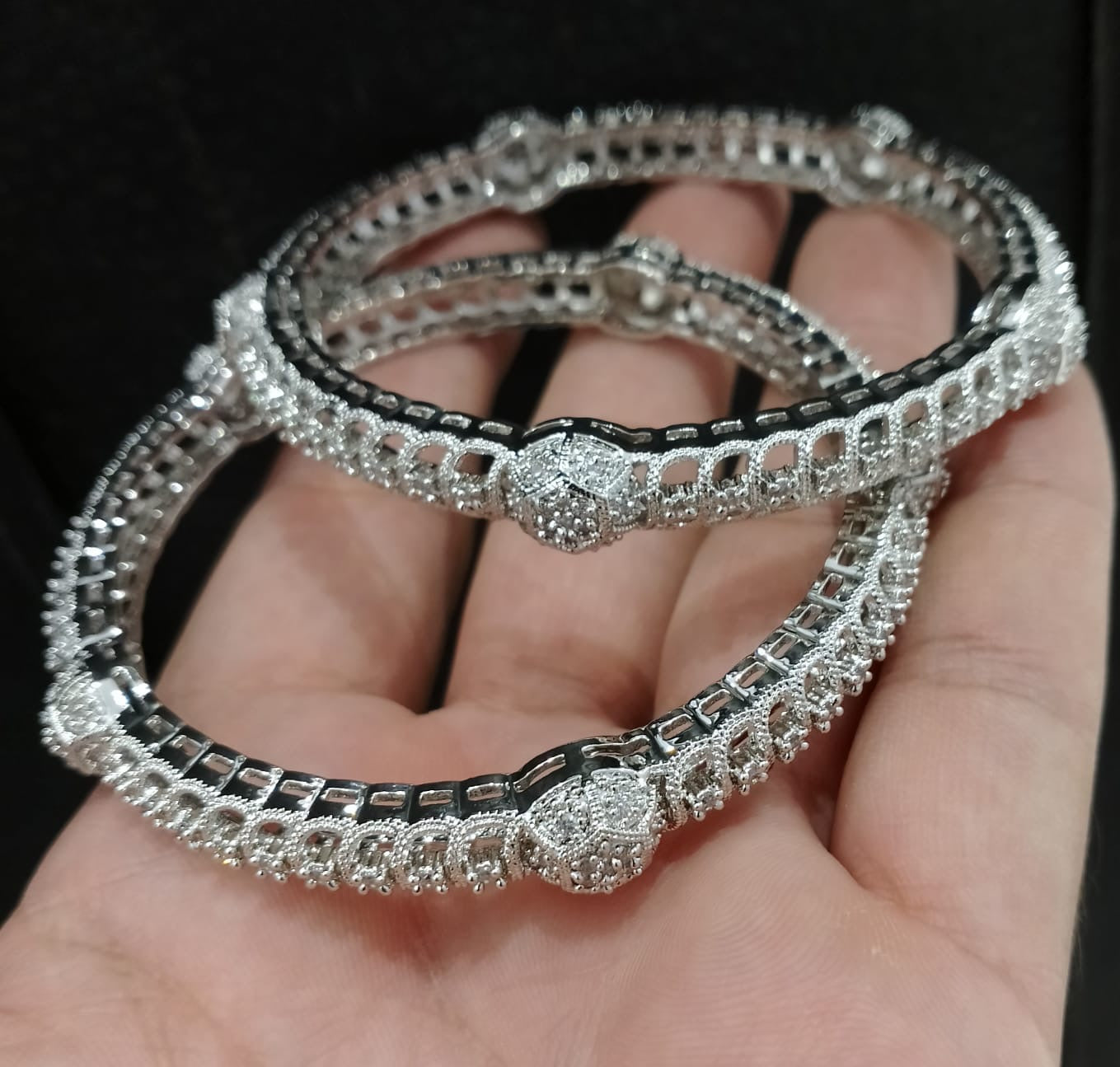 American diamond bangles