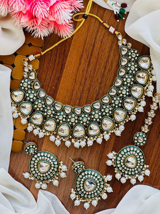 Handmade dabbiii Kundan set