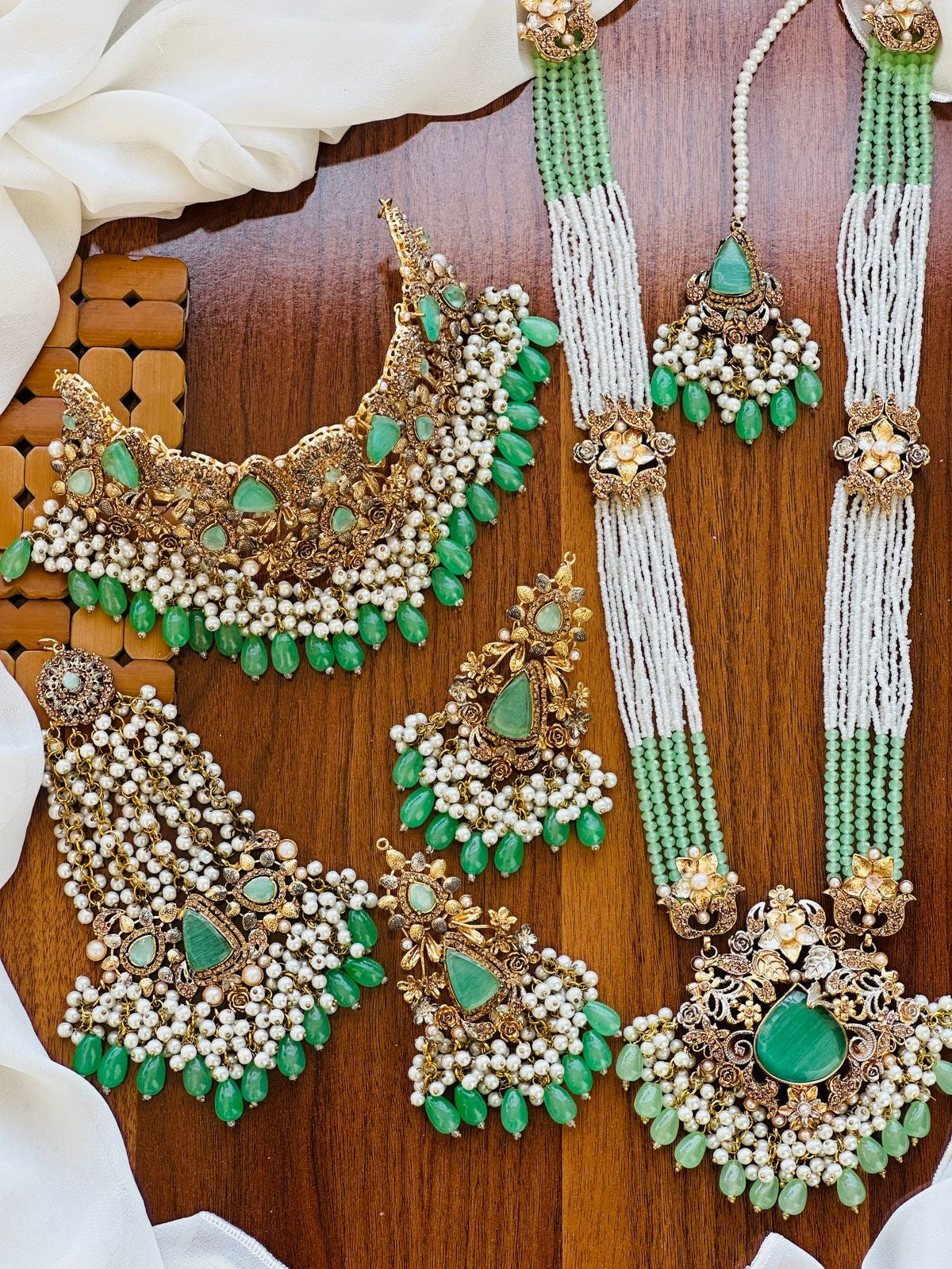 3D Mala bridal set