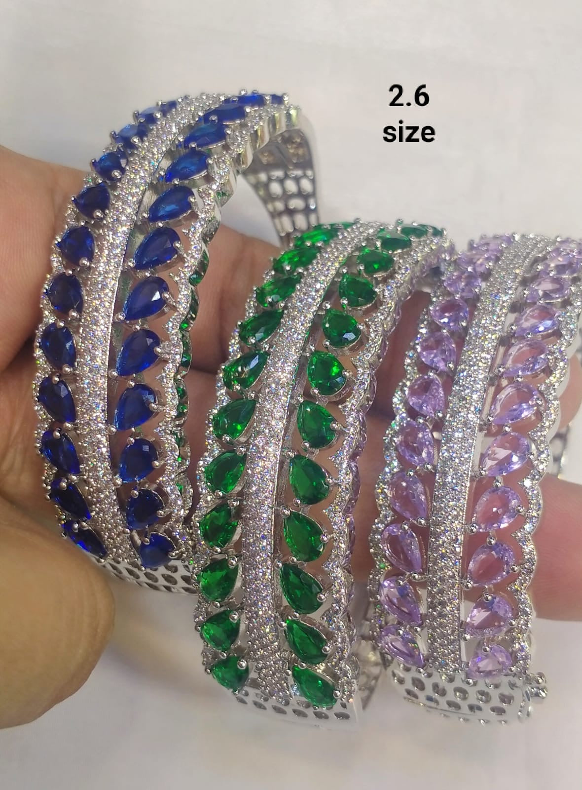 *Zircons Studded Single Kara’s/Bangles*