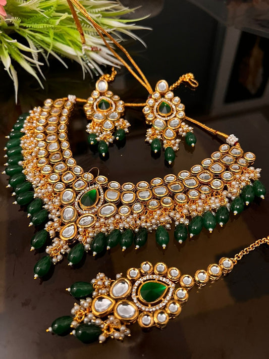 *Kundan Bridal sets with back meenakari*