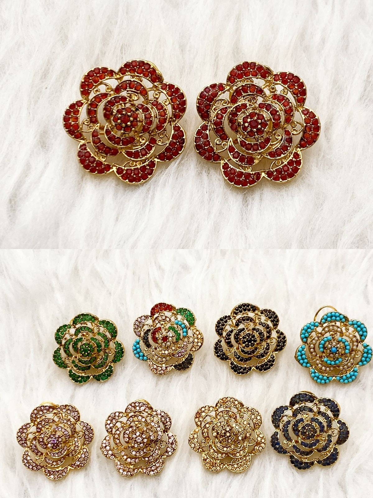 *Flower studs/tops*