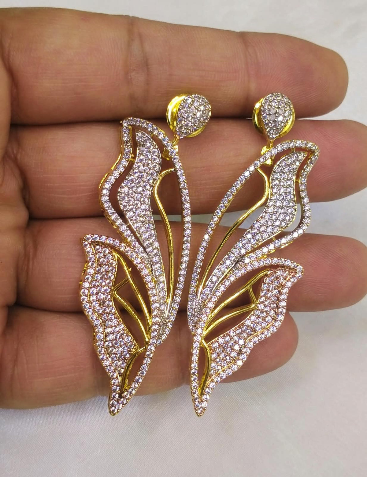 Butterfly earrings nino zircon