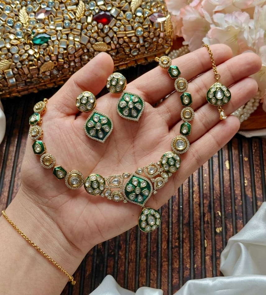 Beautiful Imported Original KiAni  Kundan Set