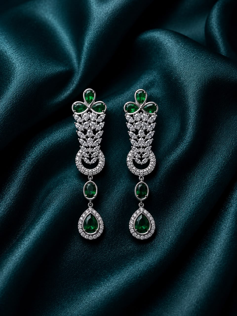 Zircon earrings