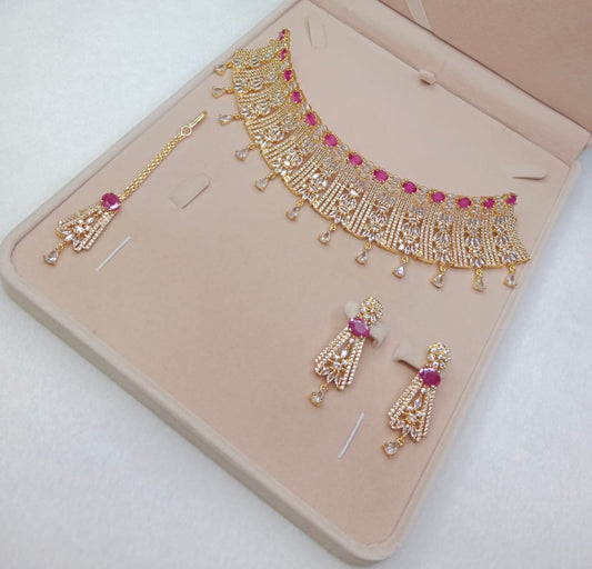 Zircon necklace sets
