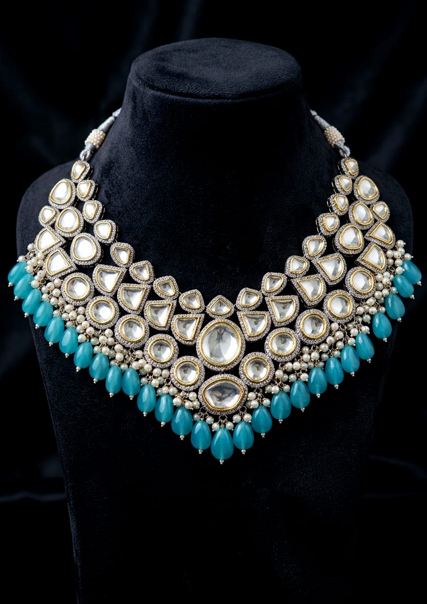 Thappa Kundan necklace sets