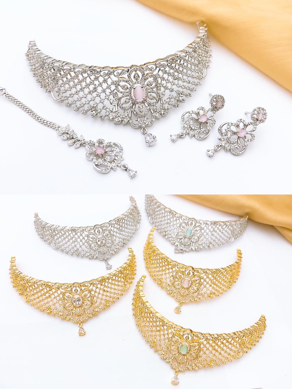 One carat chokersets