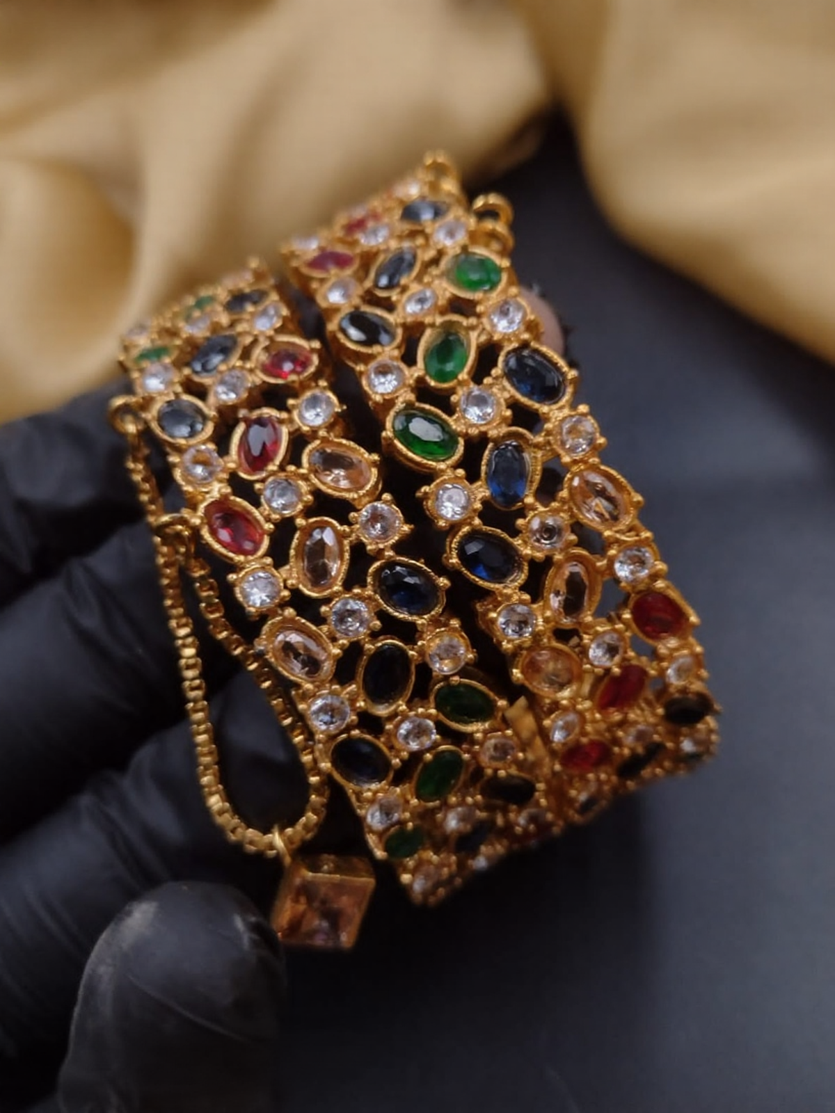 Pair bangles  New design Size  2.6 2.8