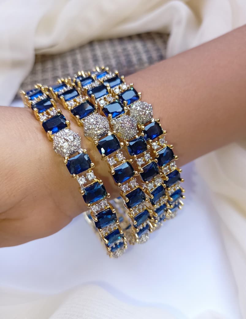 Premium Quality American Diamond Zarcon Bangels