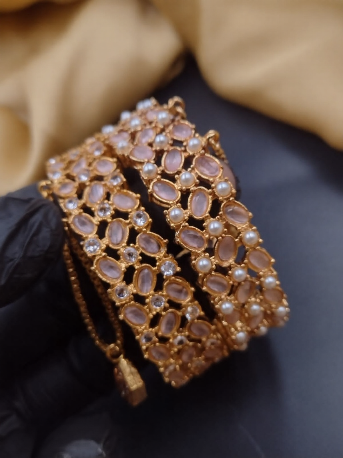 Pair bangles  New design Size  2.6 2.8