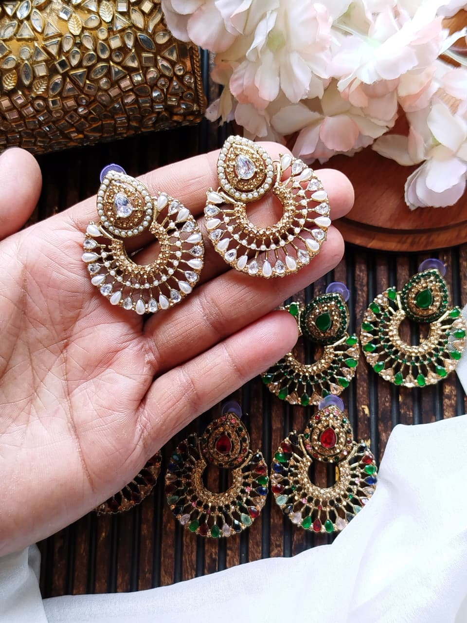 Beautiful Indian Reverse A.D Indian Premium Quality