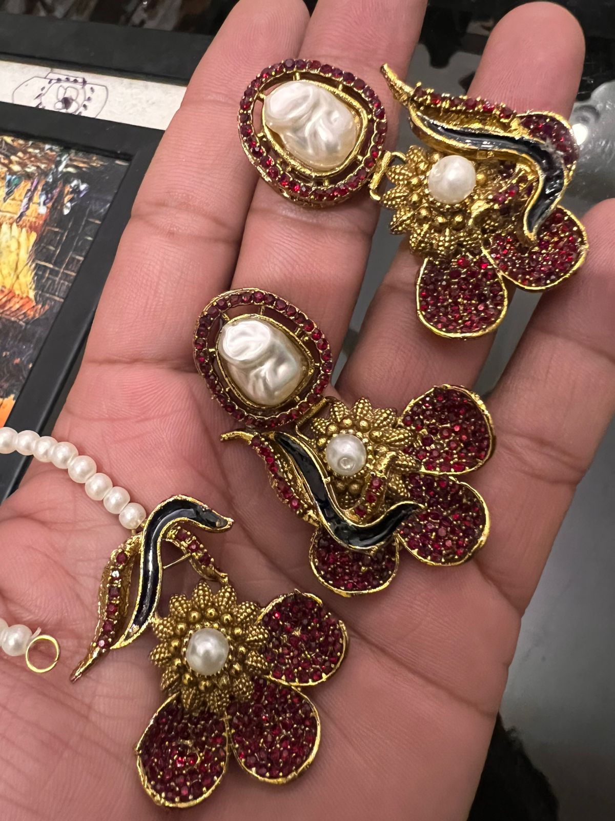 New Earrings tikka