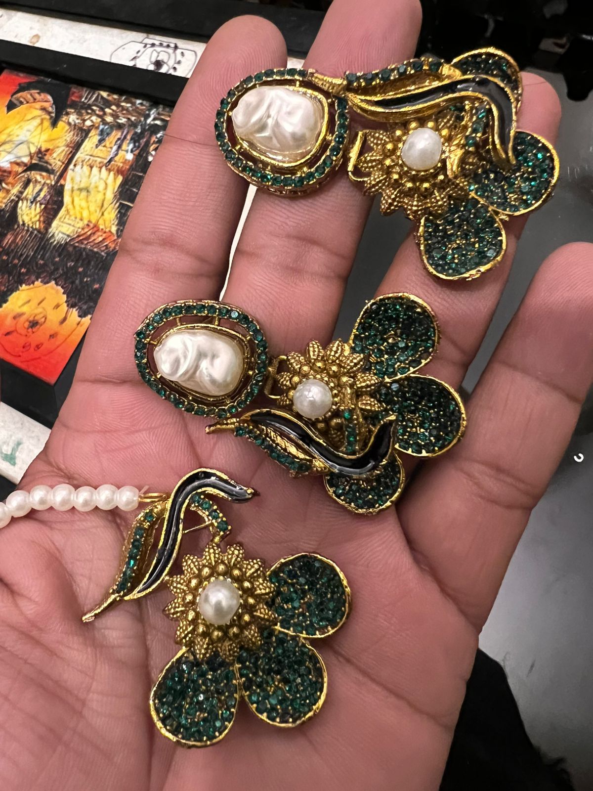 New Earrings tikka