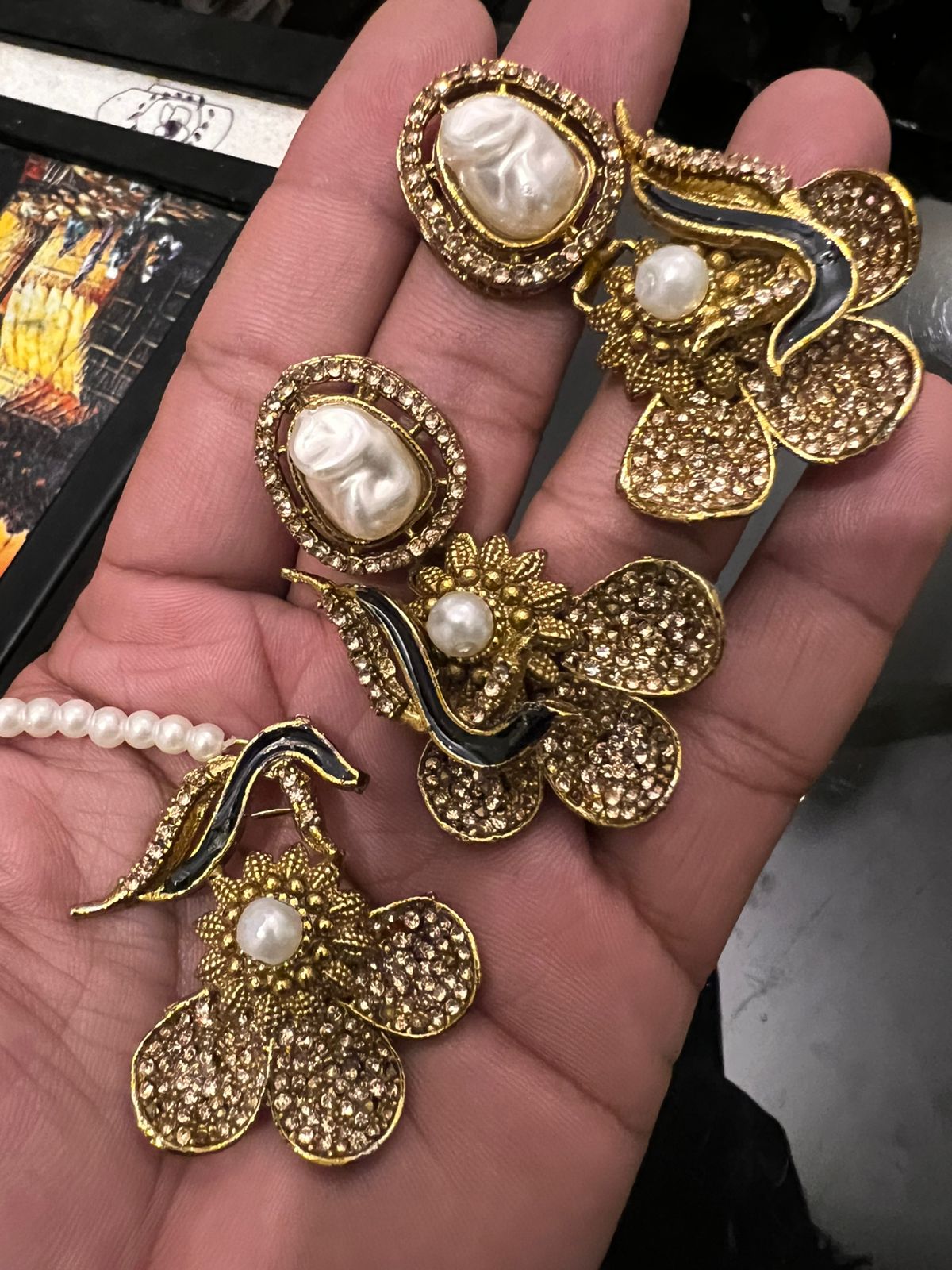 New Earrings tikka