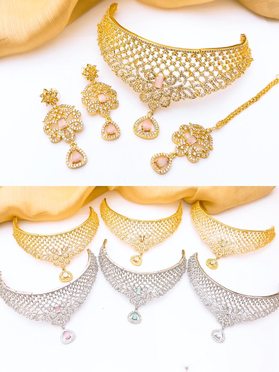One carat chokersets
