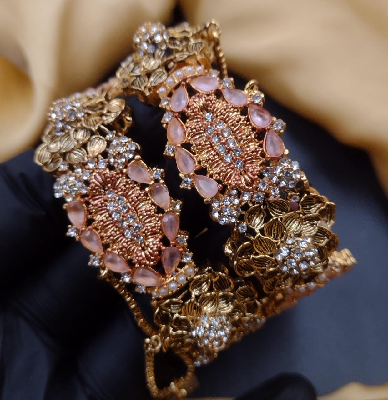 Pair bangles  New design Size  2.6 2.8