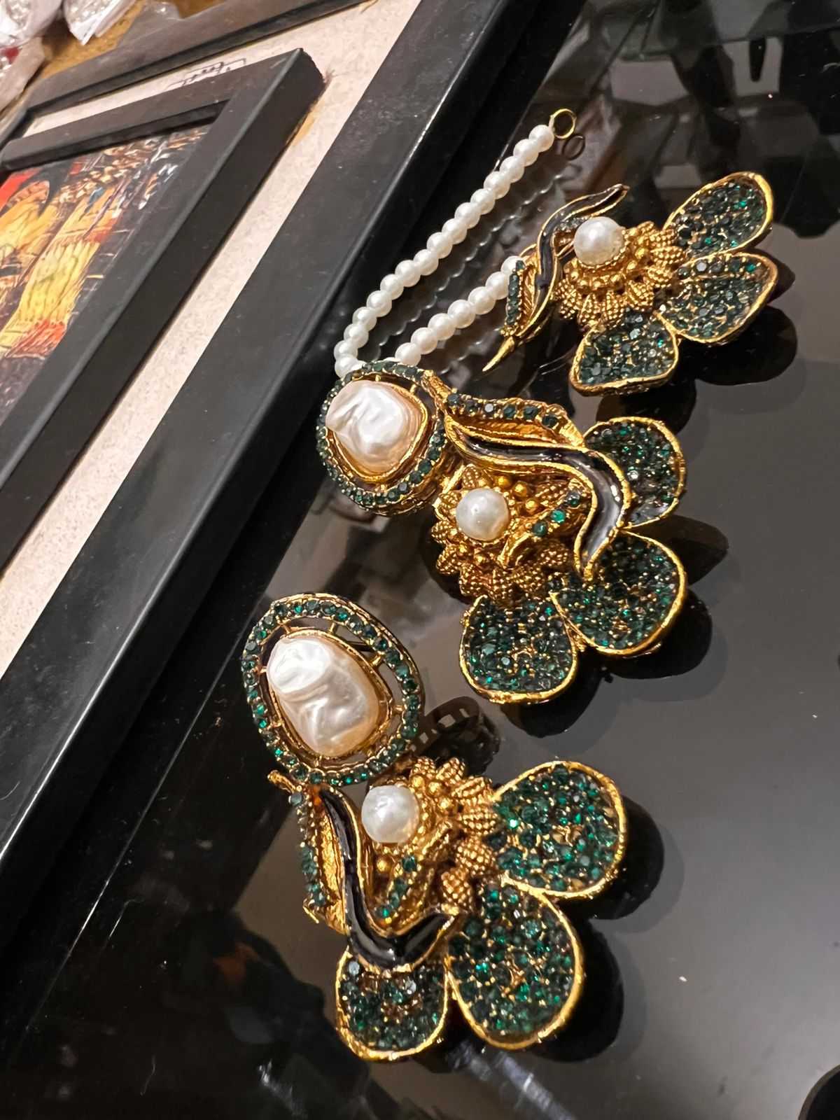 New Earrings tikka