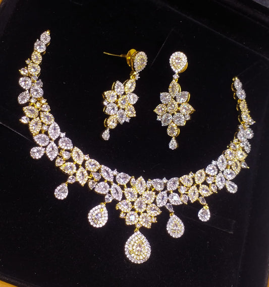 Zircon necklace sets