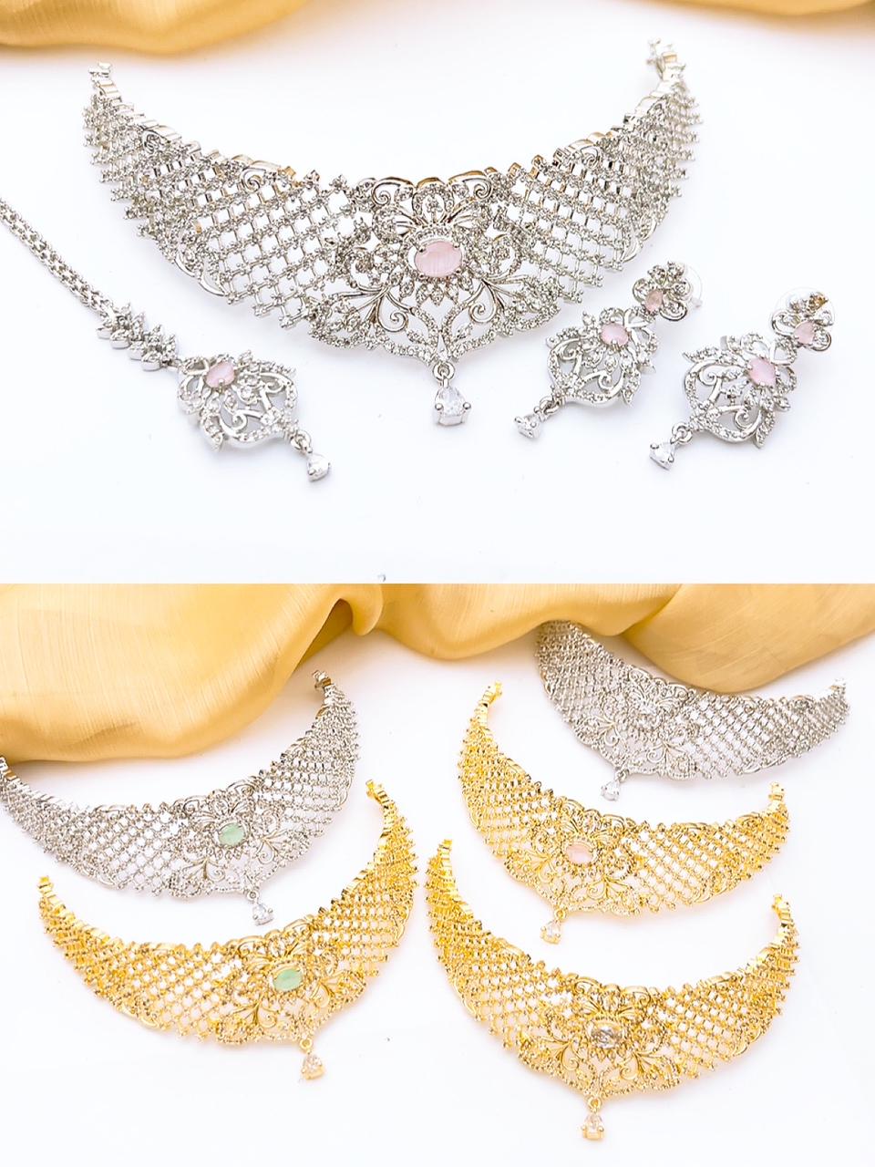 One carat chokersets