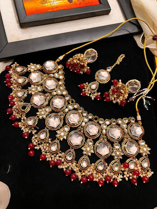 Farshi kundan necklace sets