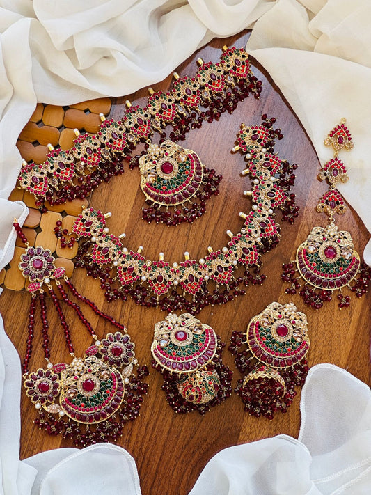 Beautiful Casting Noratan Bridal sets Weightless jhumkies
