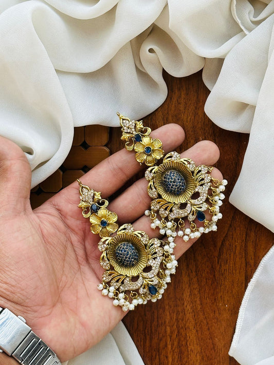 Beautiful 3D Zarqooon Work Weightlesss Designer Earings