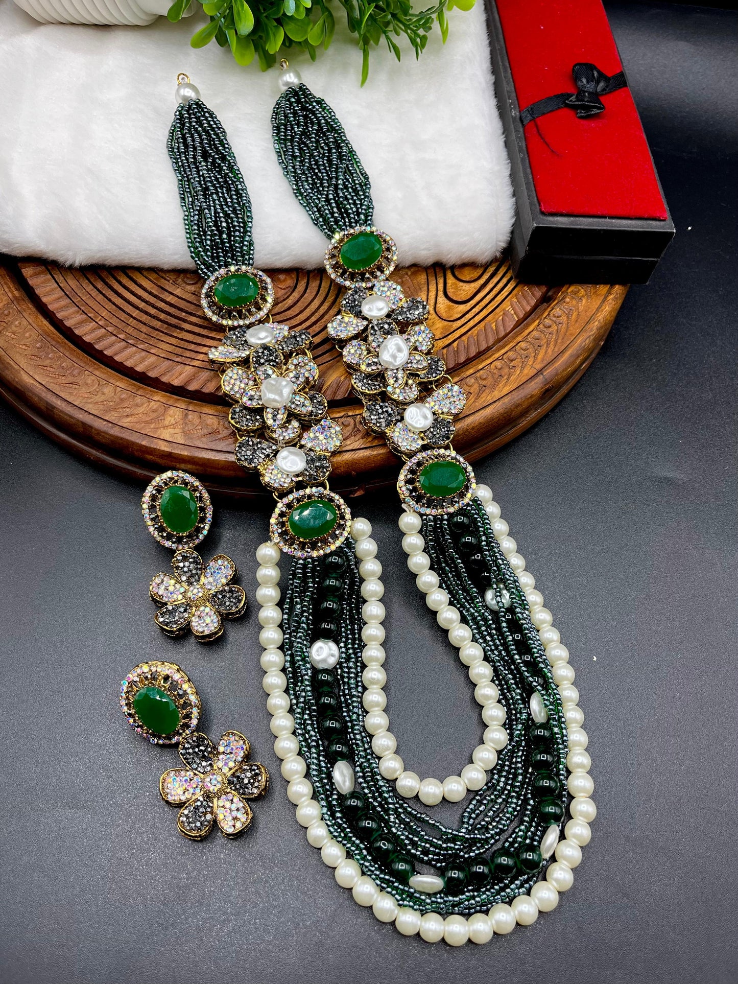 Beautiful Mala set Available in All colours
