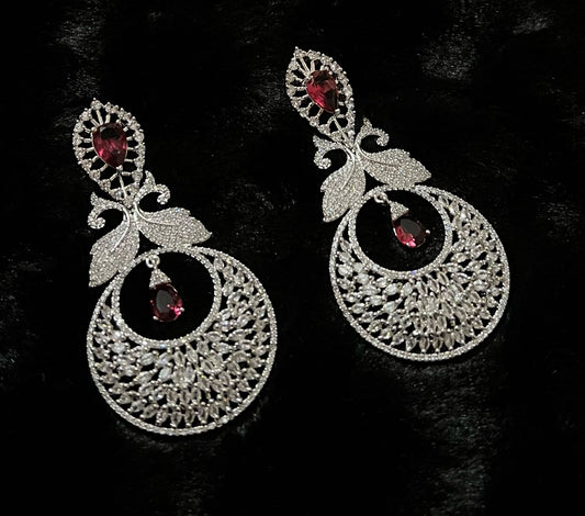Silver Design Earring