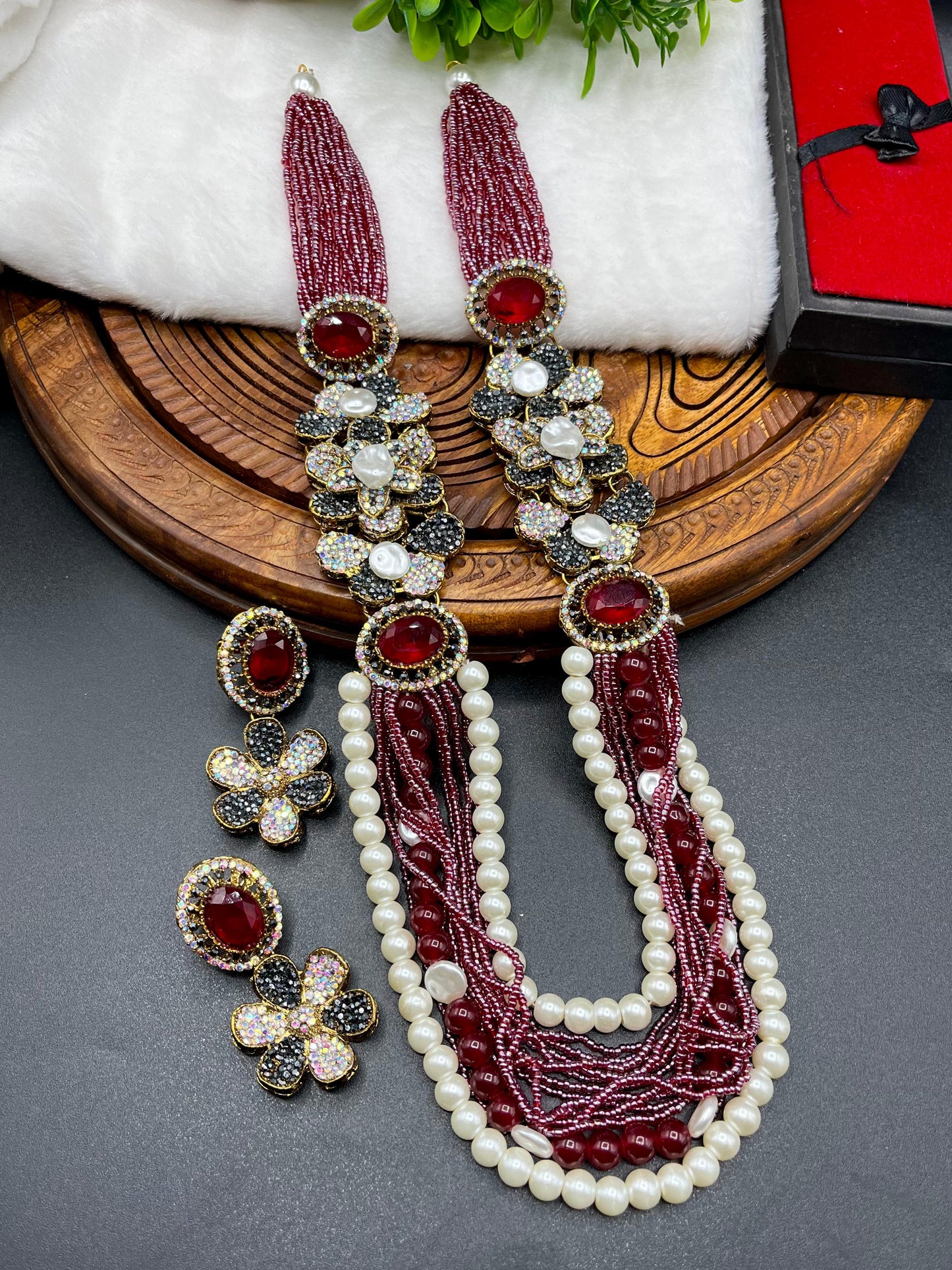 Beautiful Mala set Available in All colours