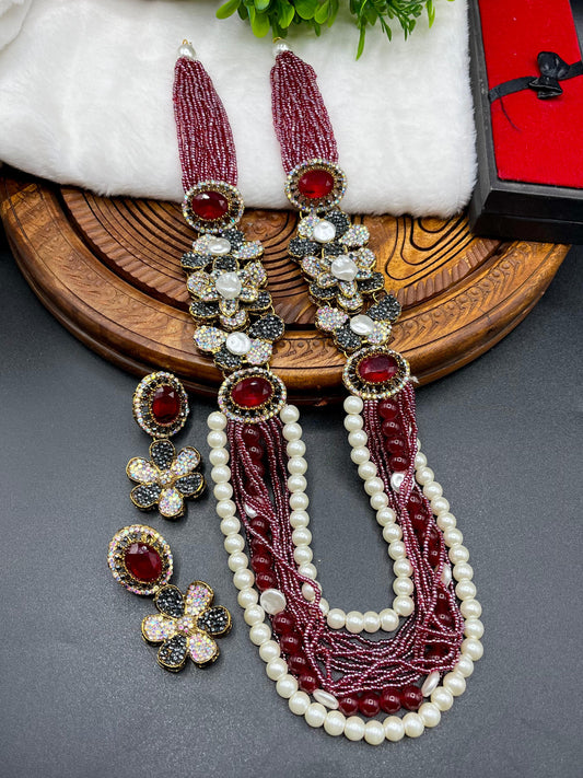 Beautiful Mala set Available in All colours