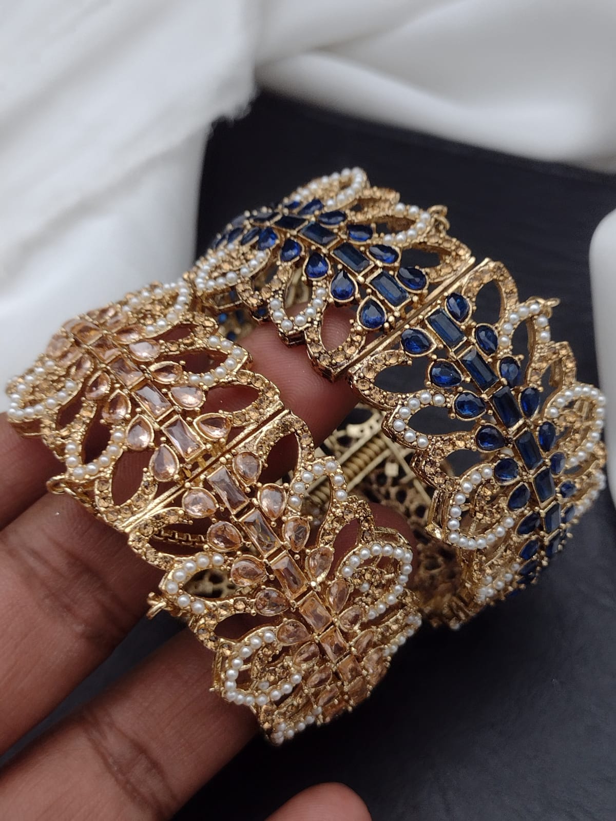 Broad karas Stylish  Open able 2 pieces