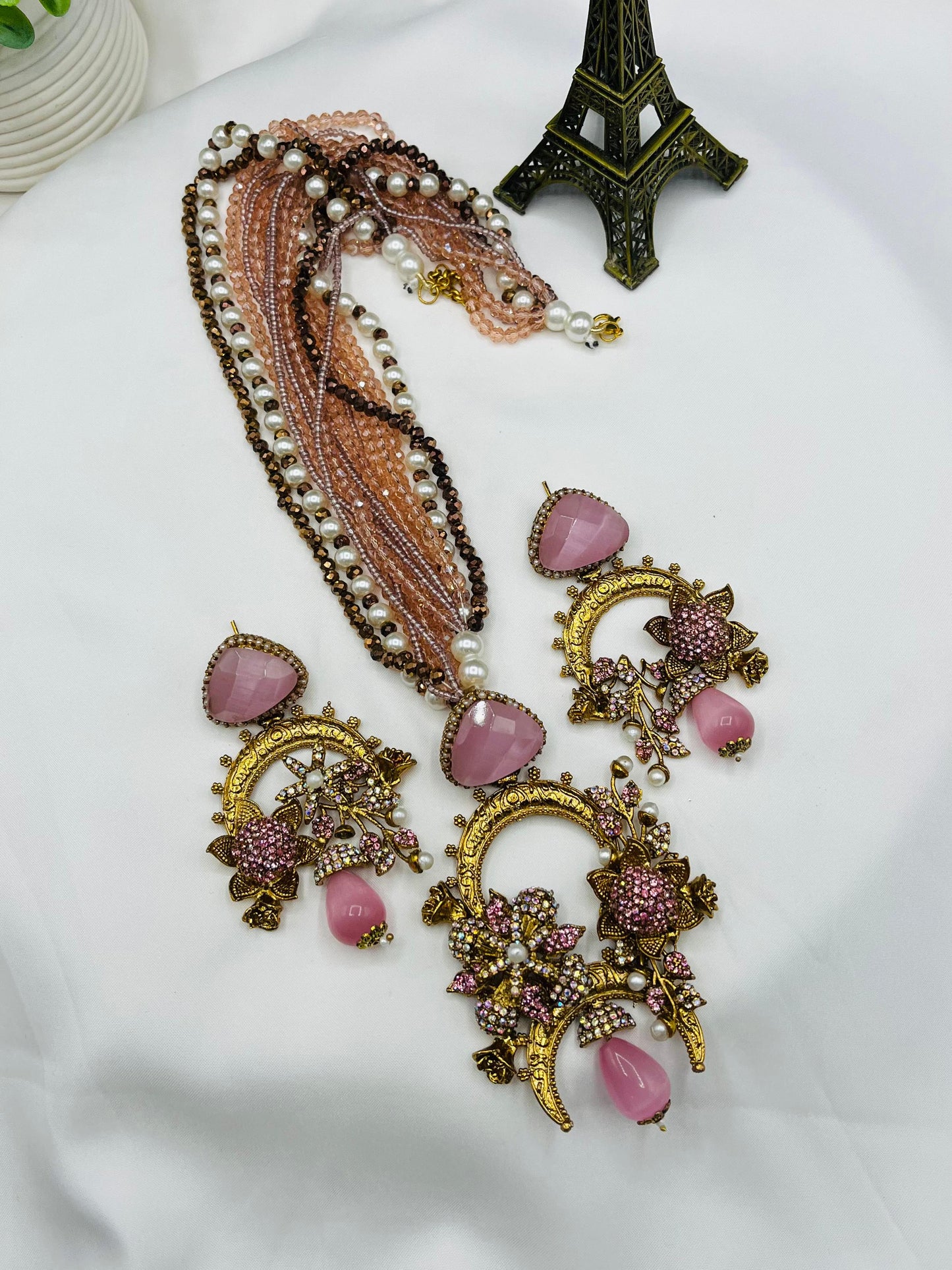 Beautiful Mala set Available in All colours Heavy Mala
