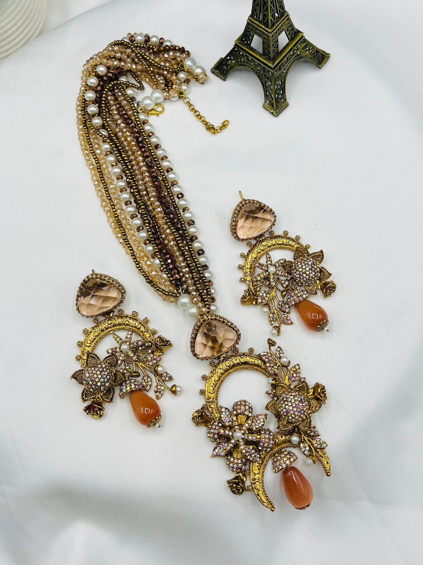 Beautiful Mala set Available in All colours Heavy Mala