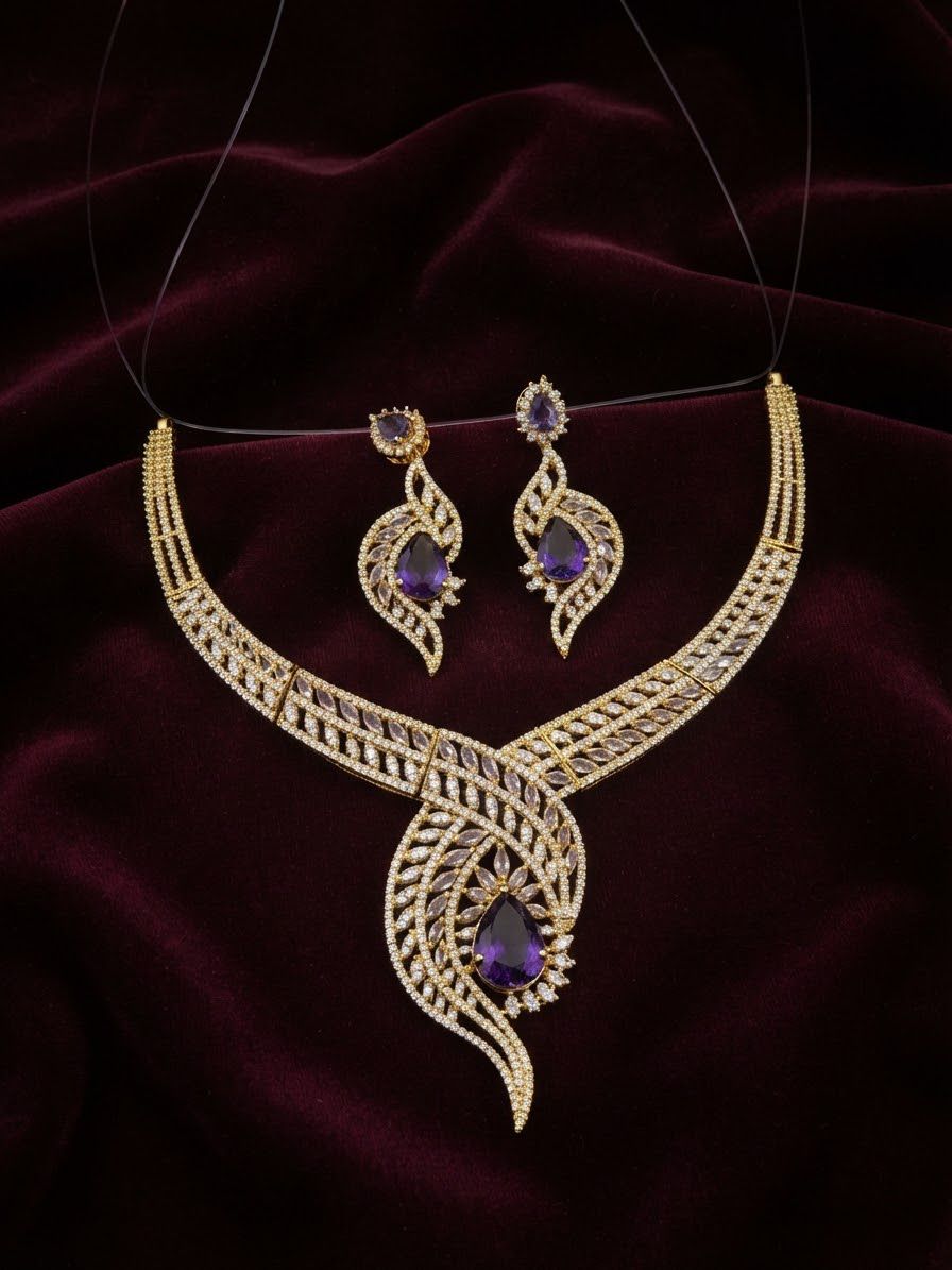 American diamond zircon sets